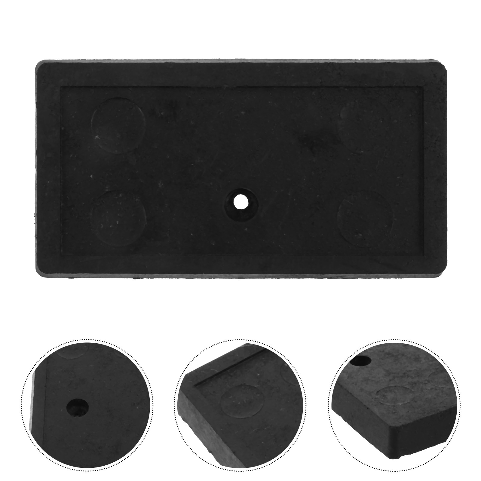 Home Security Tips - Trash Can Weight Block Rectangular Heavy-Duty