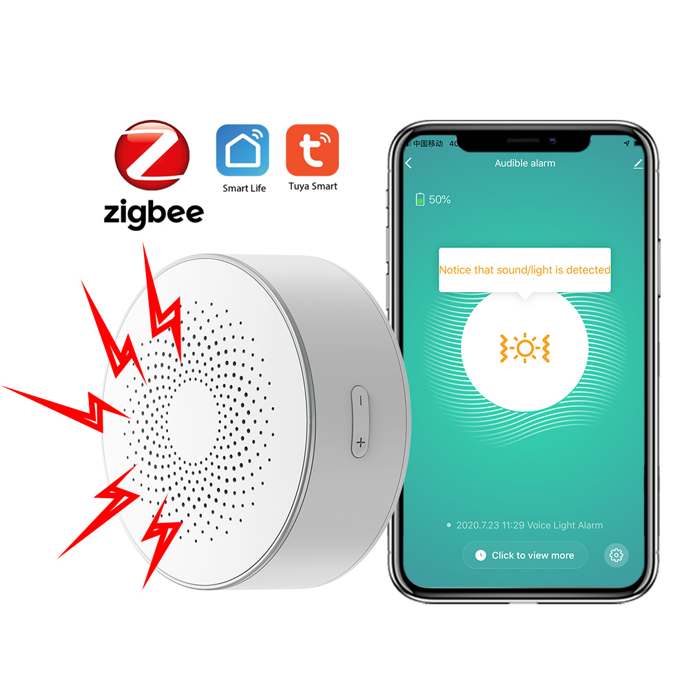 Home Security Siren - Eleopard Home Zigbee Tuya smart Linkage