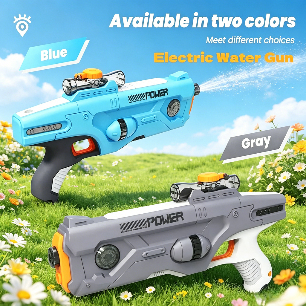 Home Security Gun - New Electric Water Gun Continuous Firing