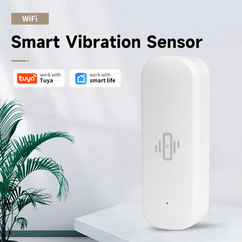 Home Security Services - Tuya Smart Devices WiFi Vibration Sensor
