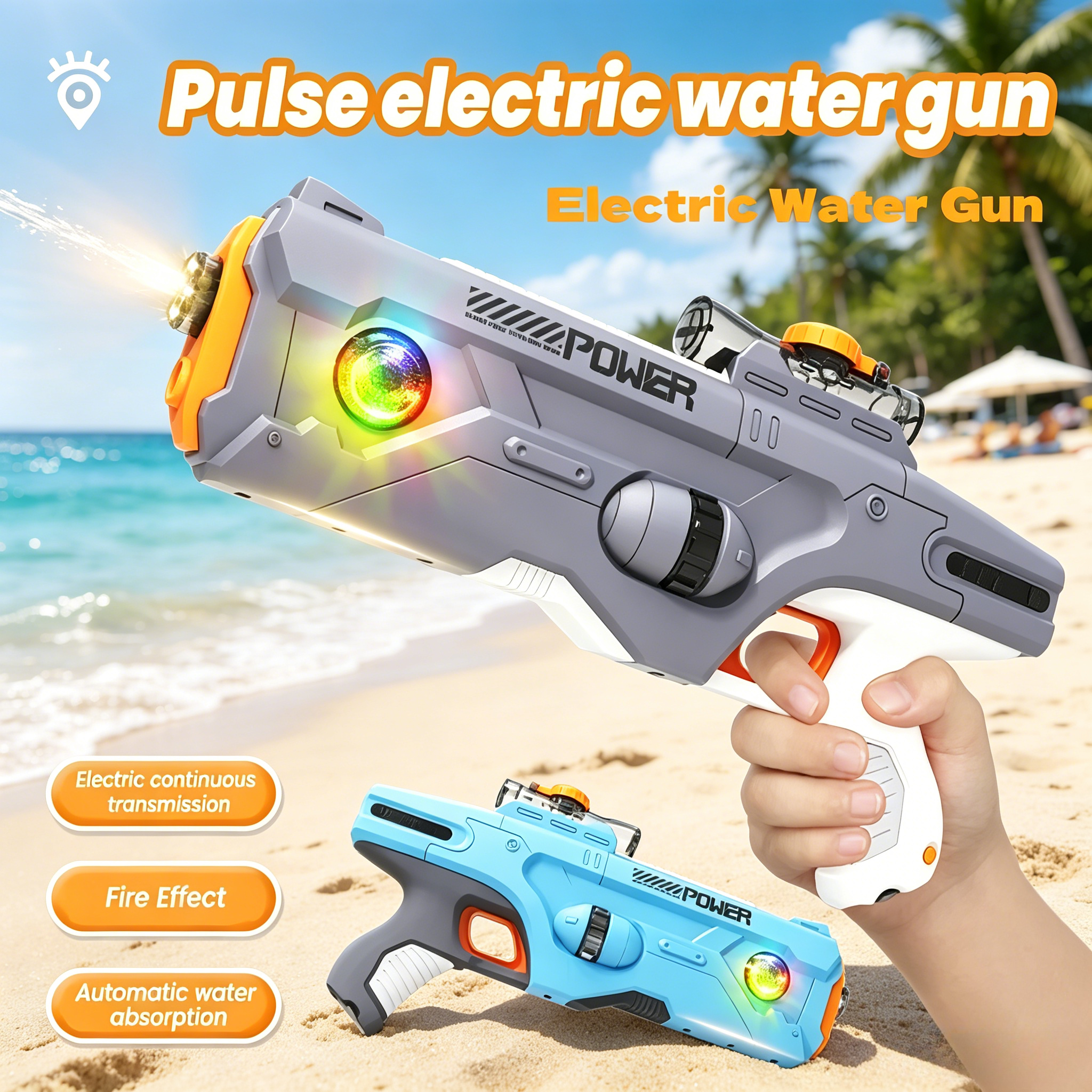 New Electric Water Gun Continu - đánh giá và giá Home Security Gun