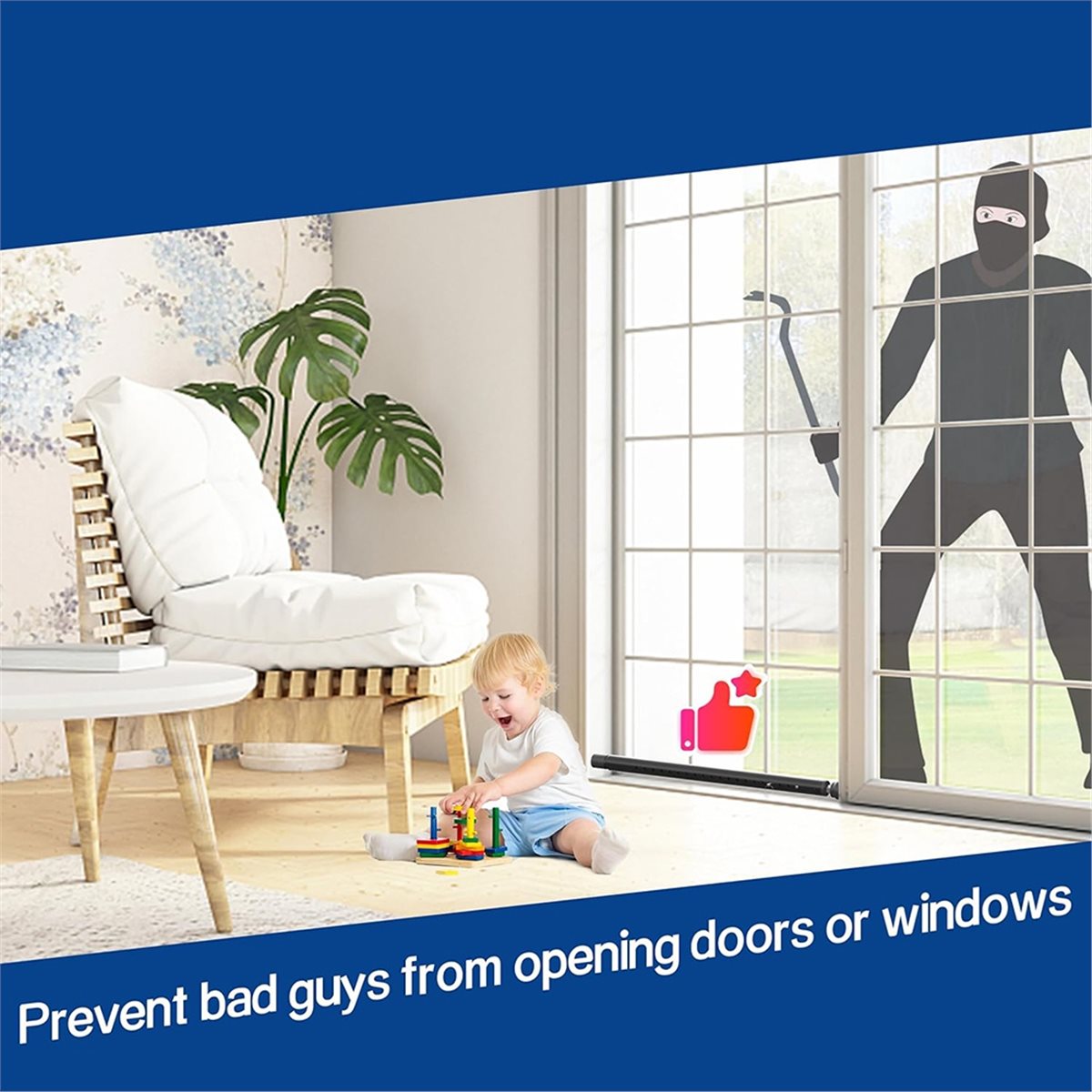 A20I Sliding Door Security Bar - đánh giá và giá Home Security Tips