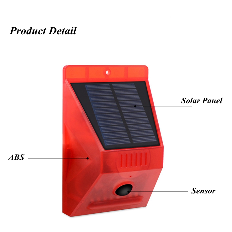 Solar Alarm Lamp Remote Contro - đánh giá và giá Home Security Siren