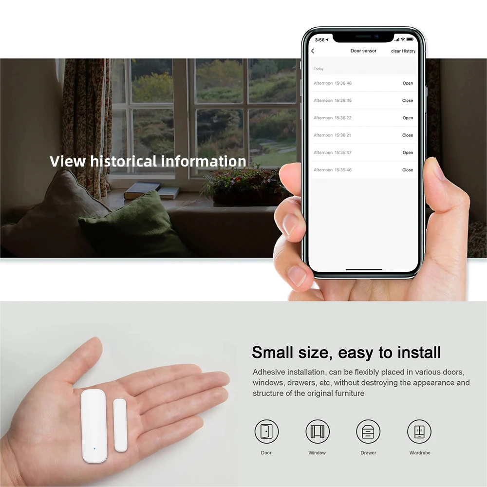 Tuya WiFi Zigbee Window Door S - đánh giá và giá Home Security Services