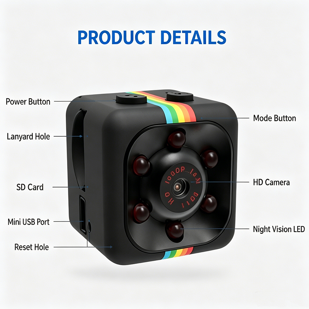 Mini Hidden Camera 1080P Porta - đánh giá và giá Home Security Hidden Cameras