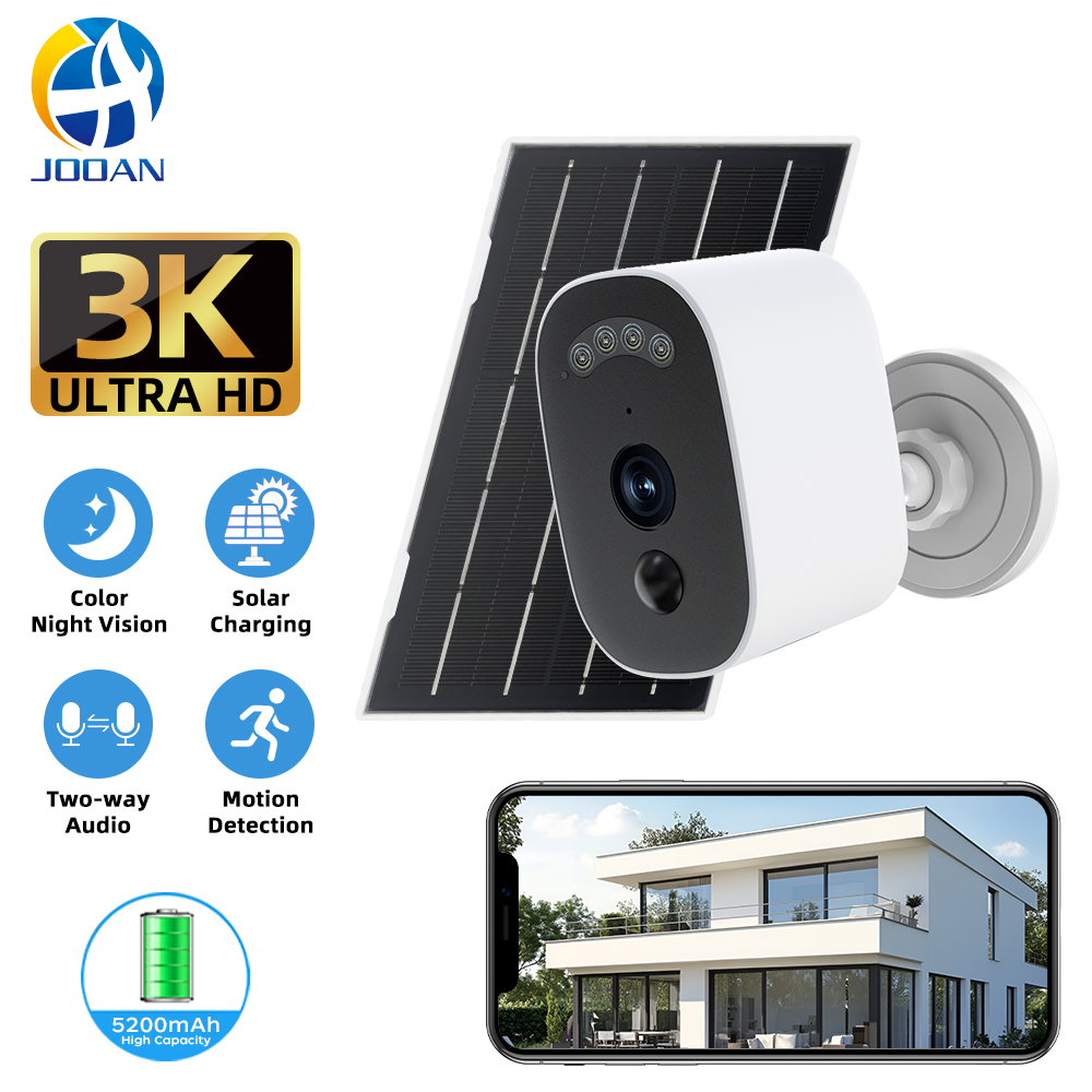 Jooan 3K HD Solar Security Cam - đánh giá và giá Home Security Services