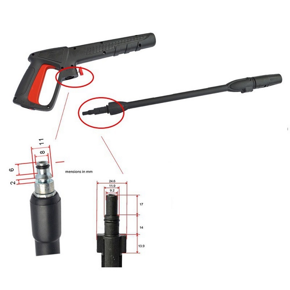 High Pressure Washer Car Wash  - đánh giá và giá Home Security Gun