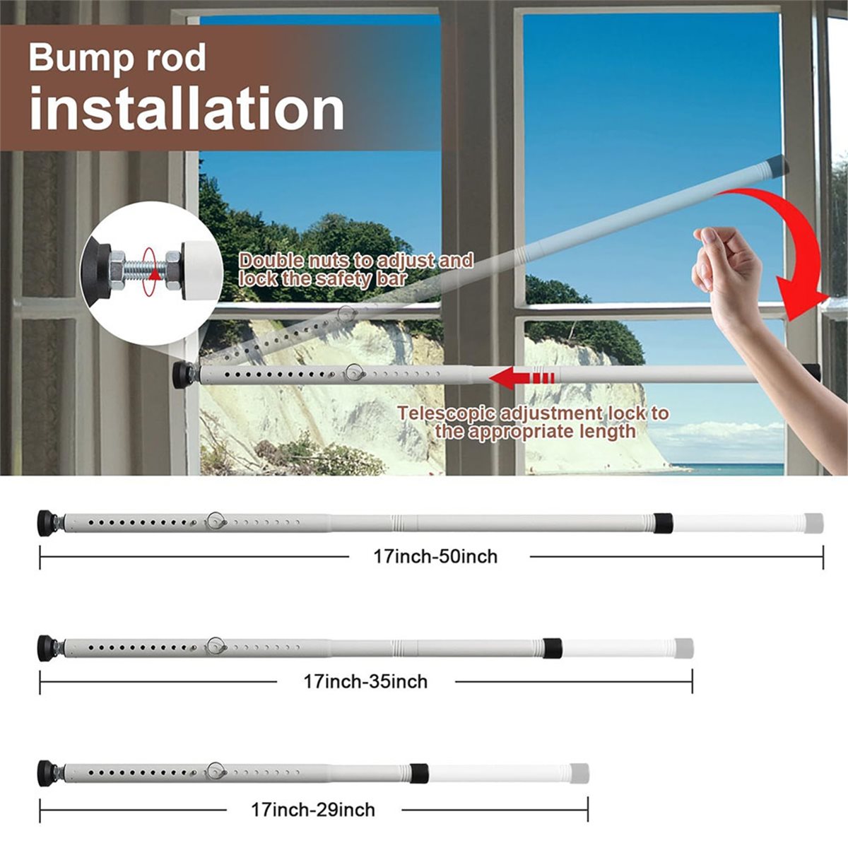 Sliding Door Security Bar, 17- - đánh giá và giá Home Security Tips
