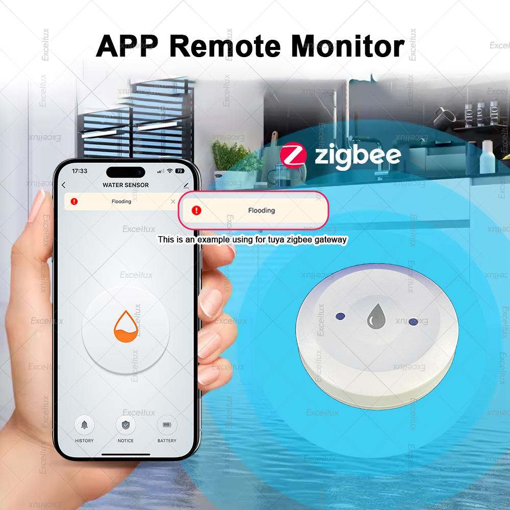 Zigbee Water Detector Leakage  - đánh giá và giá Home Security With Monitoring