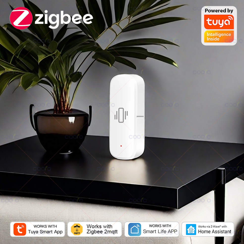 Smart ZigBee Vibration Sensor  - đánh giá và giá Home Security With Monitoring