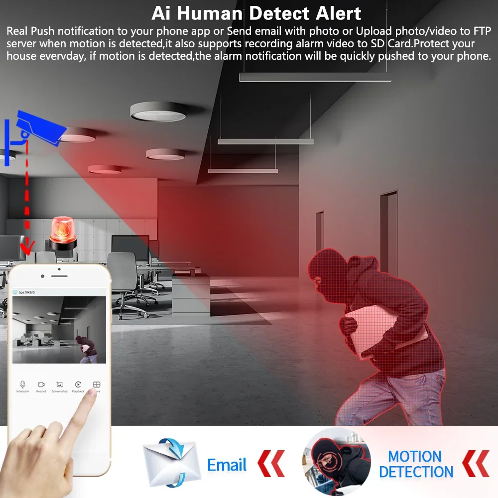 Home Security 8MP H.265+ 4CH 4 - đánh giá và giá Home Security And Camera Systems
