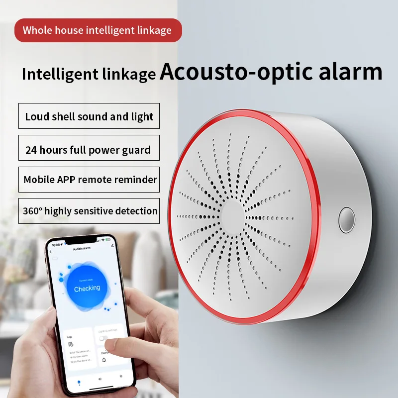 Tuya ZigBee Smart Siren 85DB W - đánh giá và giá Home Security Siren