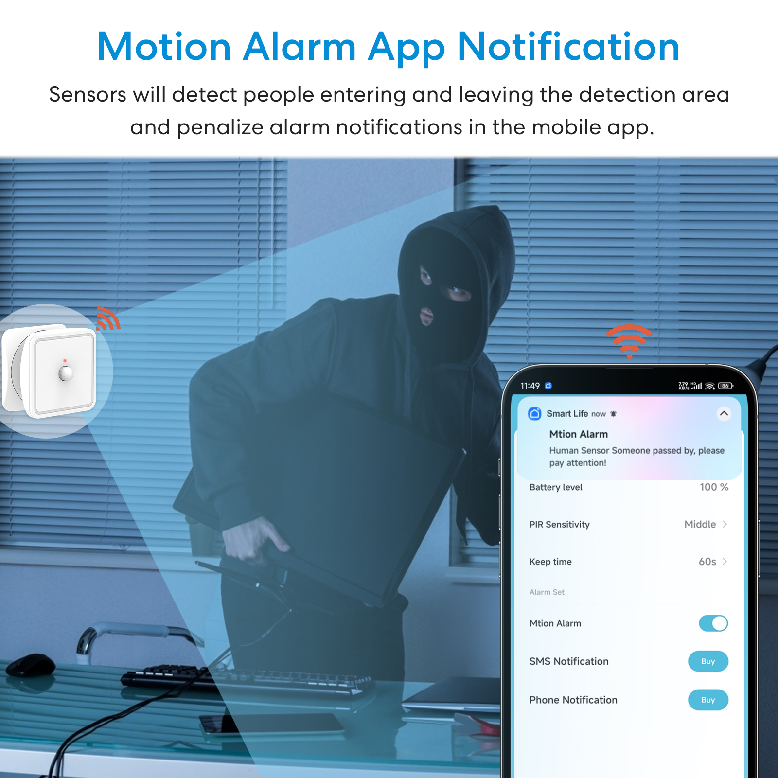 Tuya ZigBee Human Motion Senso - đánh giá và giá Home Security Services