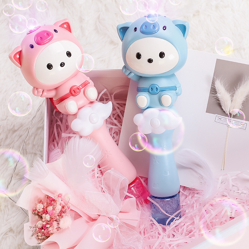 Cartoon Cute Pig Electric Bubb - đánh giá và giá Home Security Gun