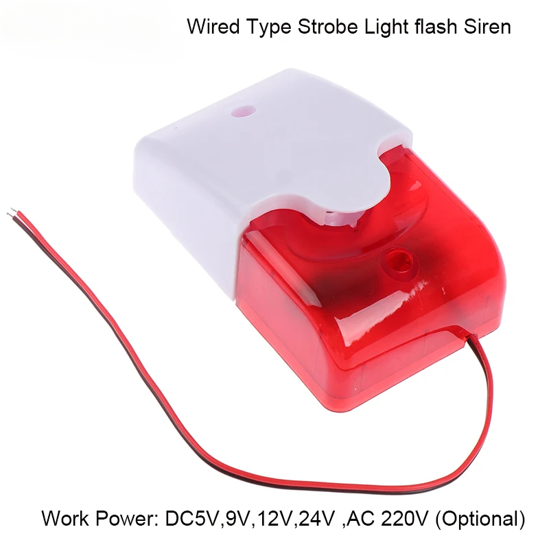 120dB Strobe Siren Alarm | 5V- - đánh giá và giá Home Security Siren