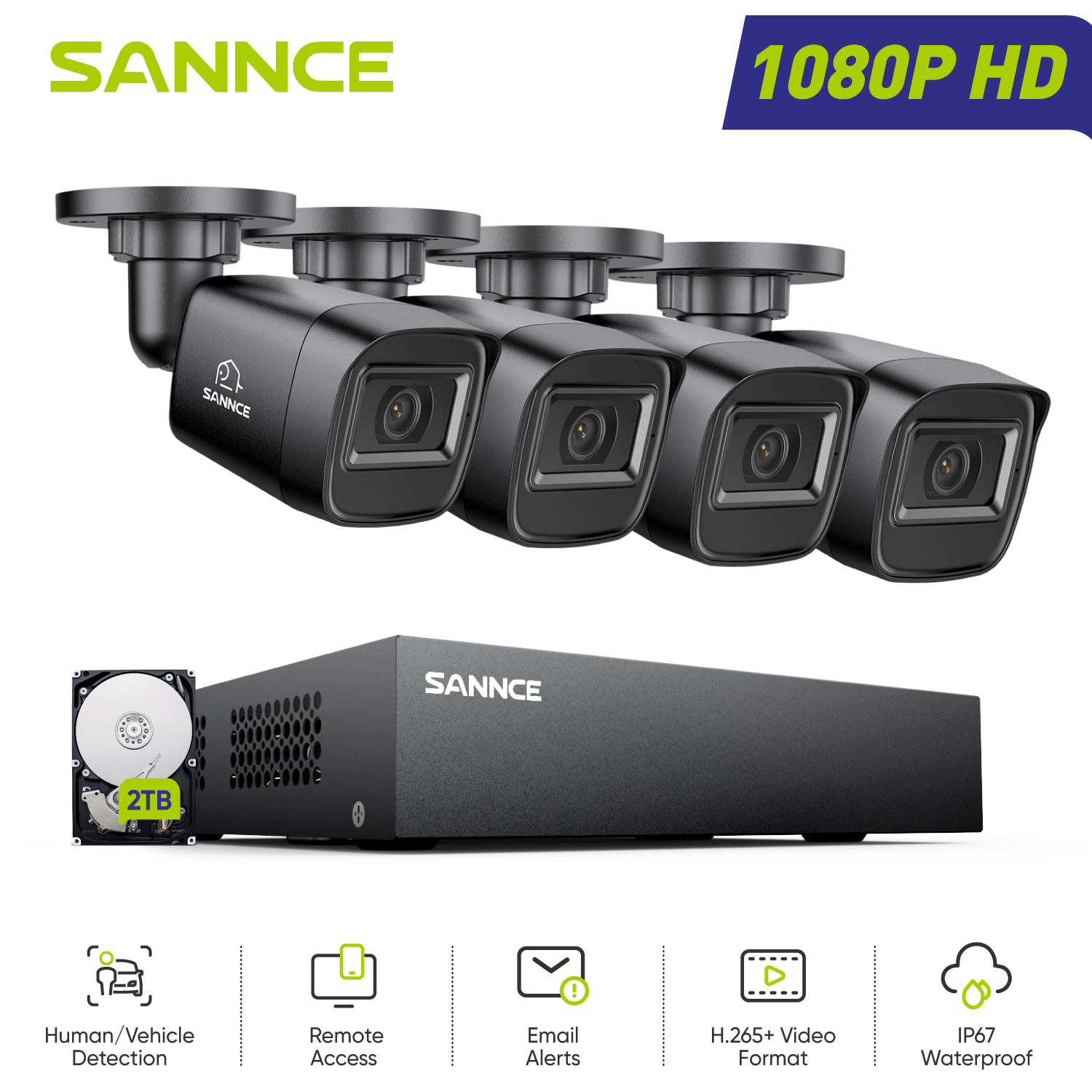 SANNCE 1080P Security Camera S - đánh giá và giá Home Security And Camera Systems