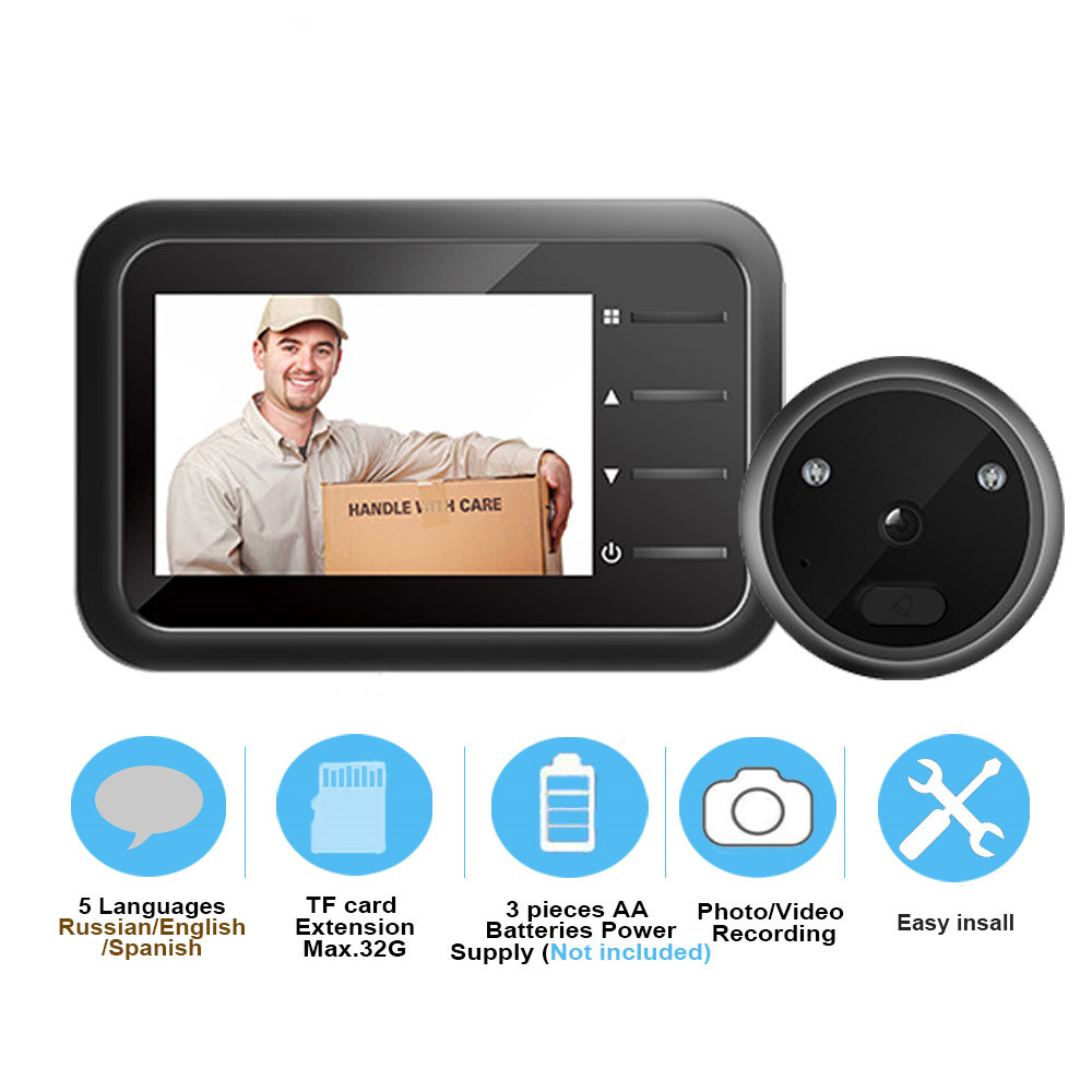 Video Peephole Doorbell Camera - đánh giá và giá Home Security Ring Camera
