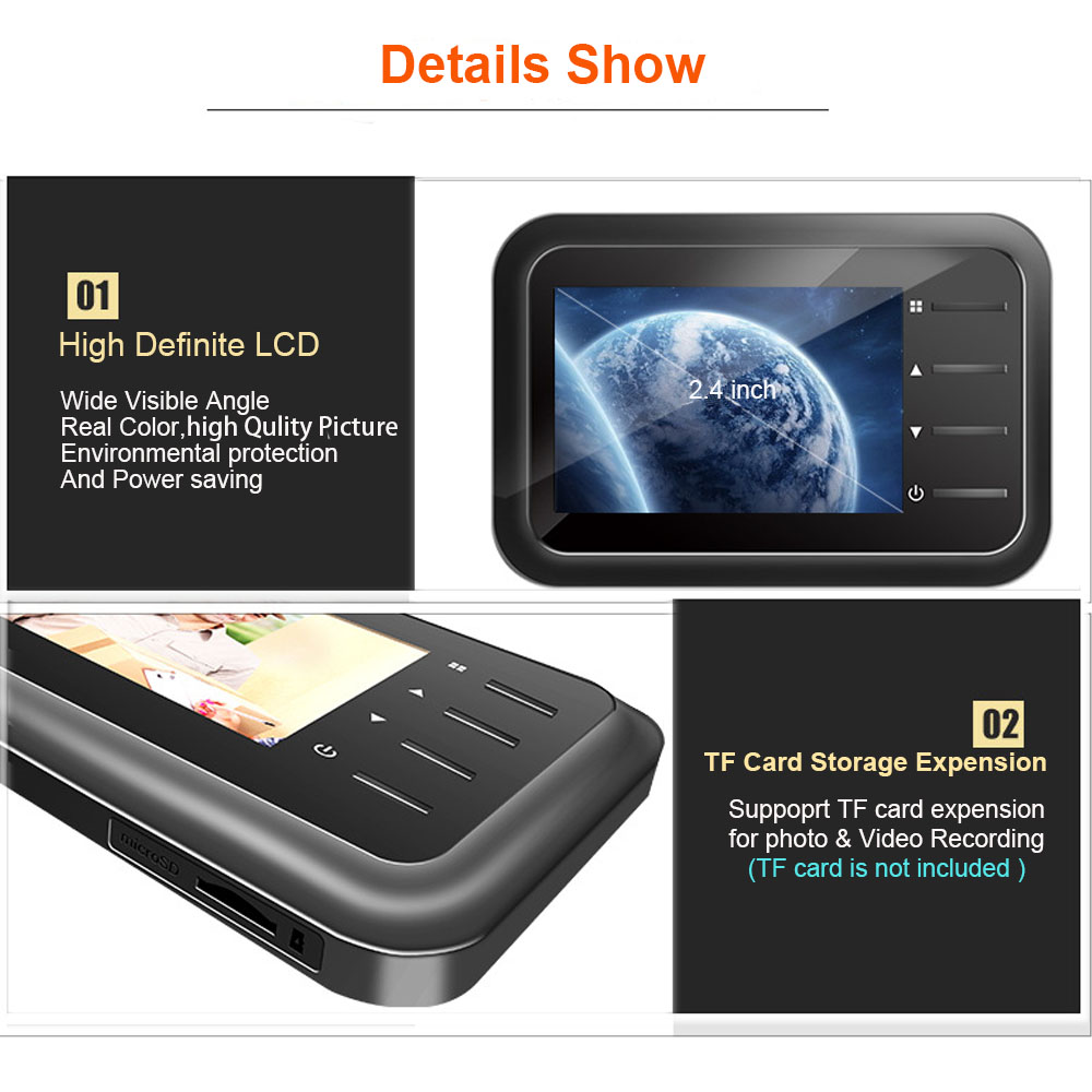 Video Peephole Doorbell Camera - đánh giá và giá Home Security Ring Camera