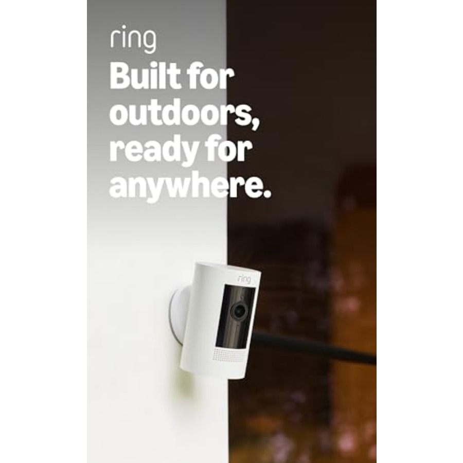 Ring Outdoor Cam Stick Up Cam, - đánh giá và giá Home Security Ring Camera