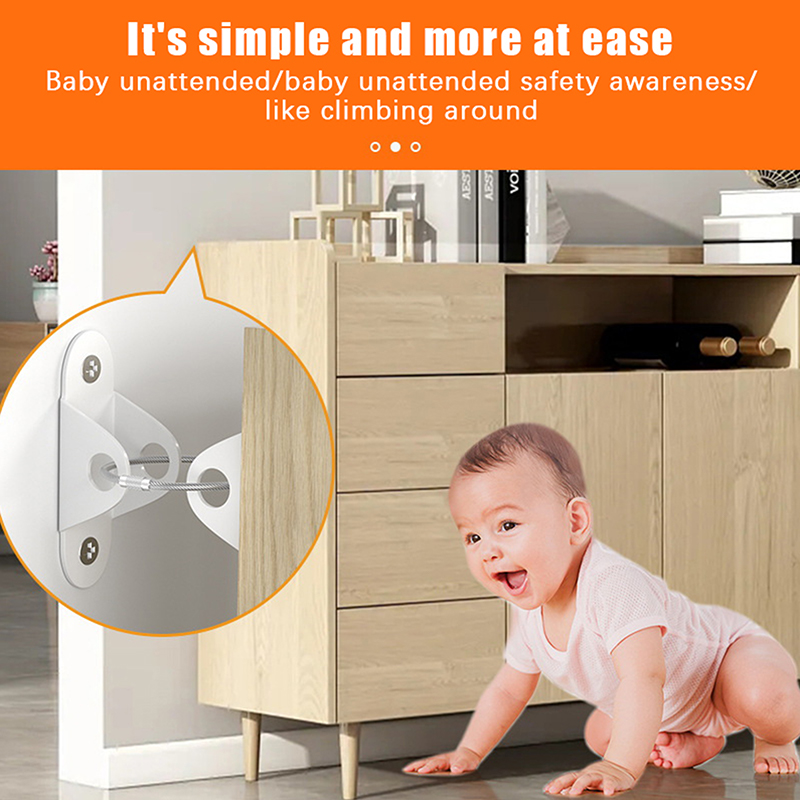 1Set Anti-Tip Furniture Anchor - đánh giá và giá Home Security Tips