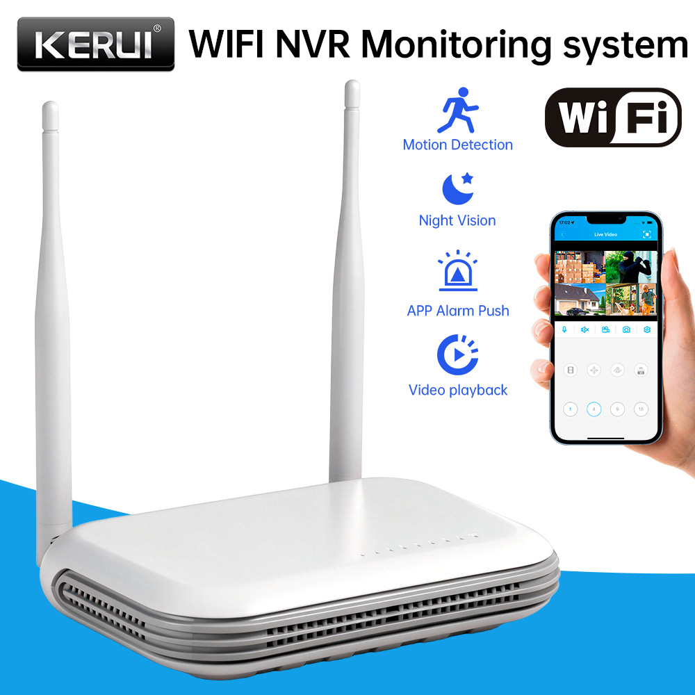 KERUI Mini Network WIFI 8CH NV - đánh giá và giá Home Security Services