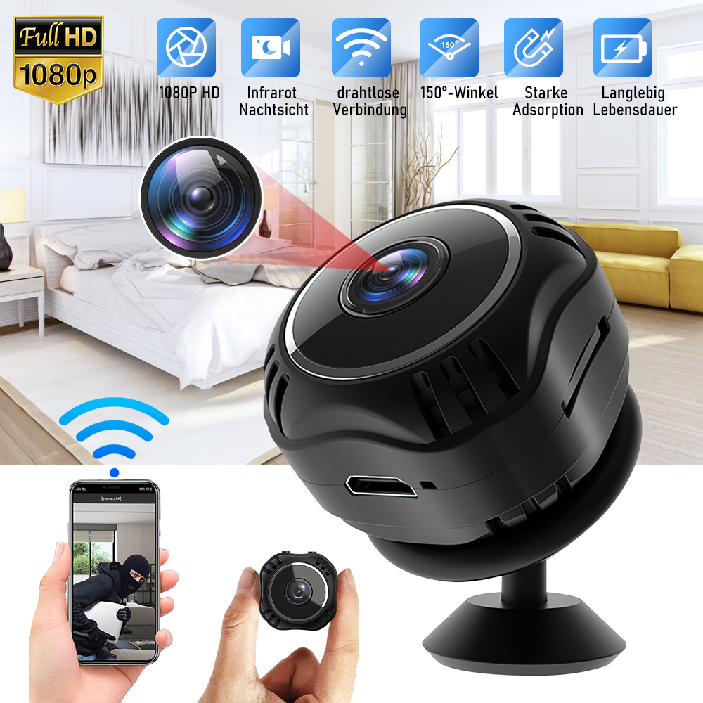 Mini Camera WiFi HD 1080P IP N - đánh giá và giá Home Security Hidden Cameras