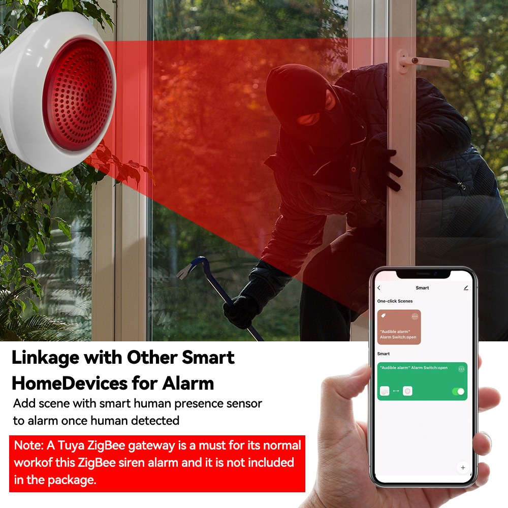 Meian Flash Sound Siren Alarm  - đánh giá và giá Home Security Siren