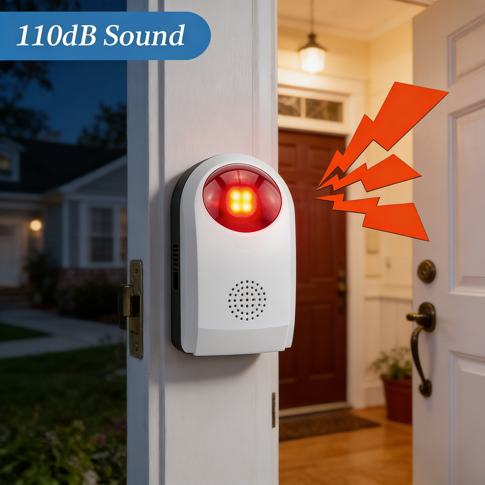 Flash Alarm Wireless Outdoor S - đánh giá và giá Home Security Siren