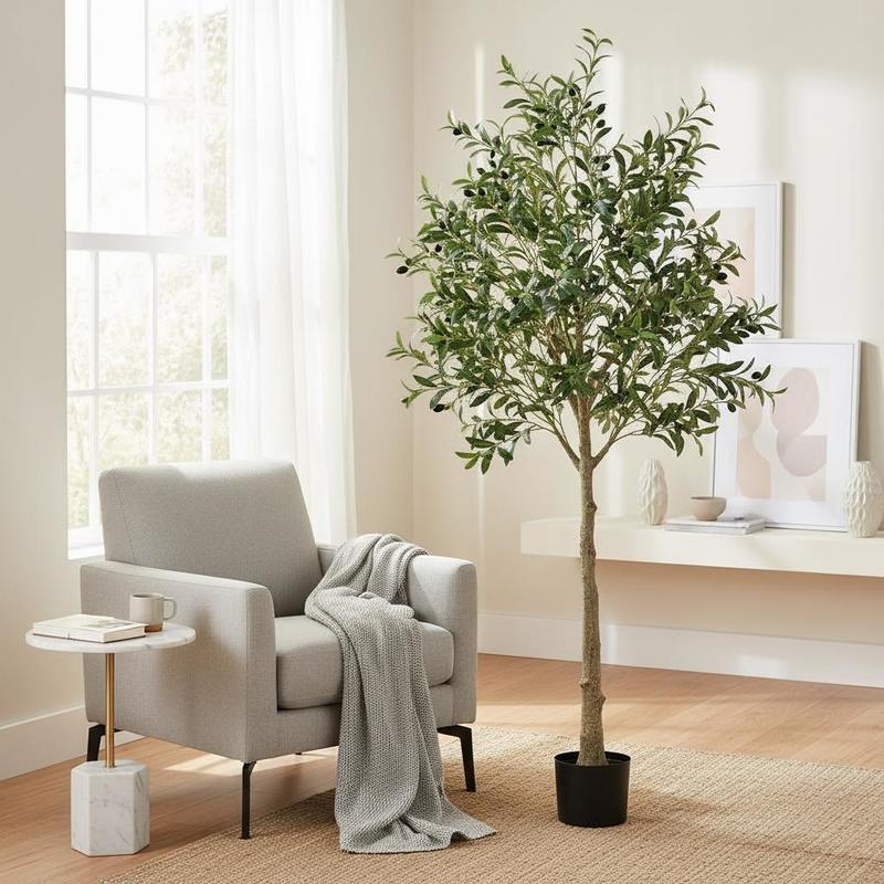 Synthetic Olive Shrub 72 Inch  - đánh giá và giá Home Security Tips
