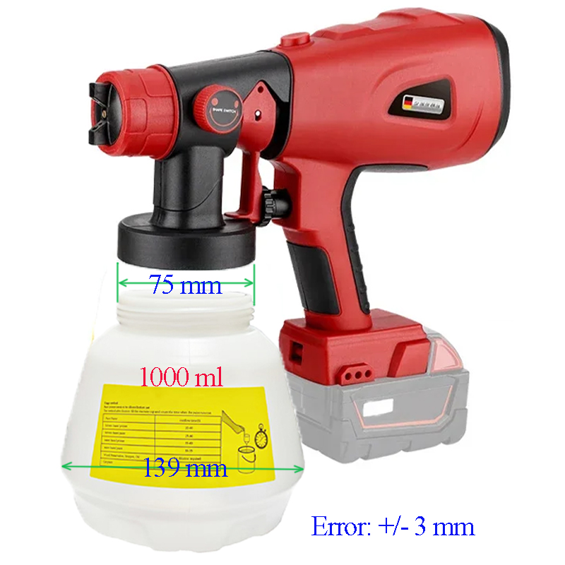 1000ml Electric Wireless Spray - đánh giá và giá Home Security Gun