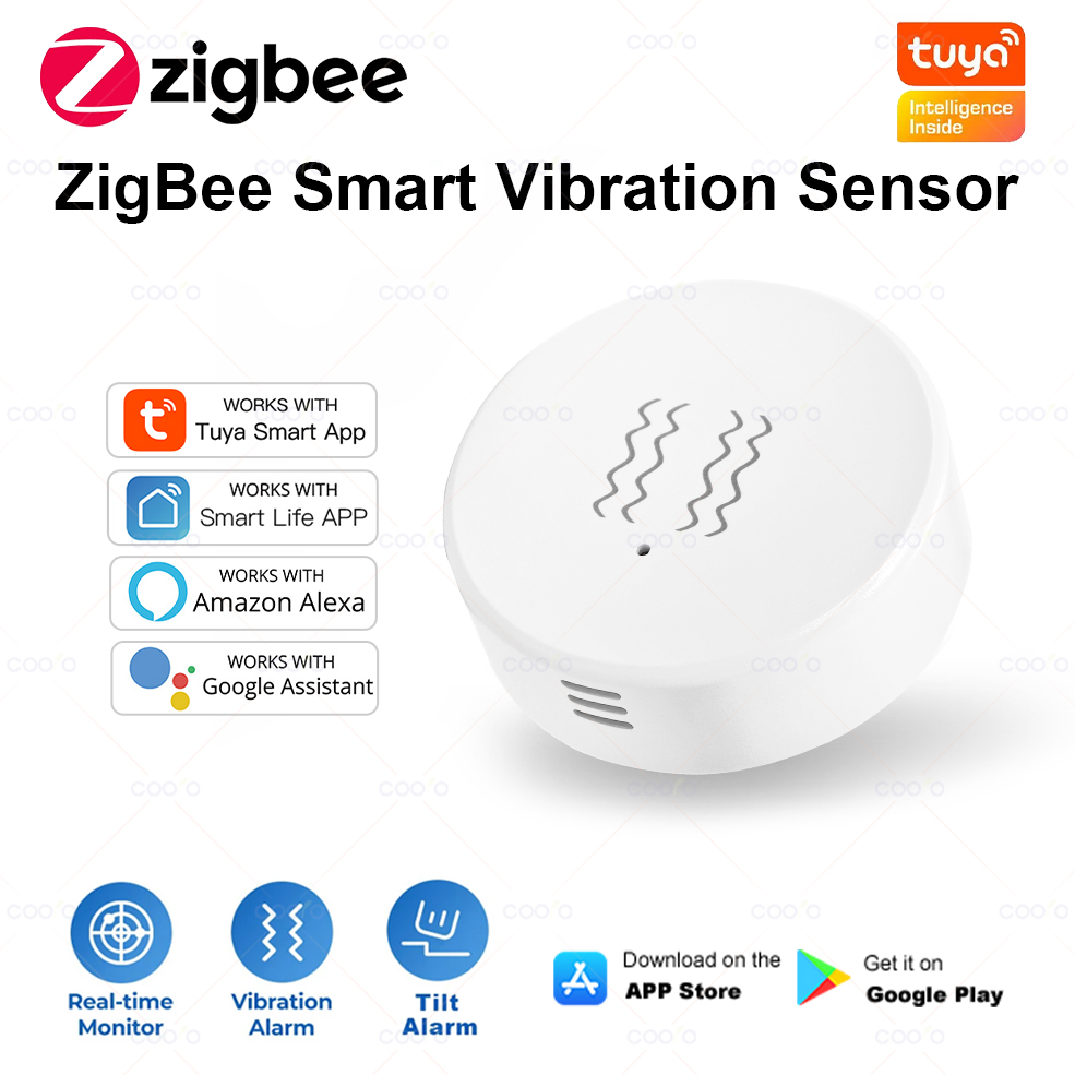 ZigBee Tuya Smart Vibration Se - đánh giá và giá Home Security With Monitoring