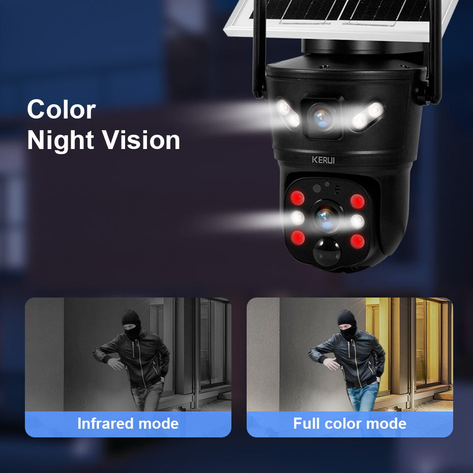 KERUI Outdoor 6MP Solar Camera - đánh giá và giá Home Security Services