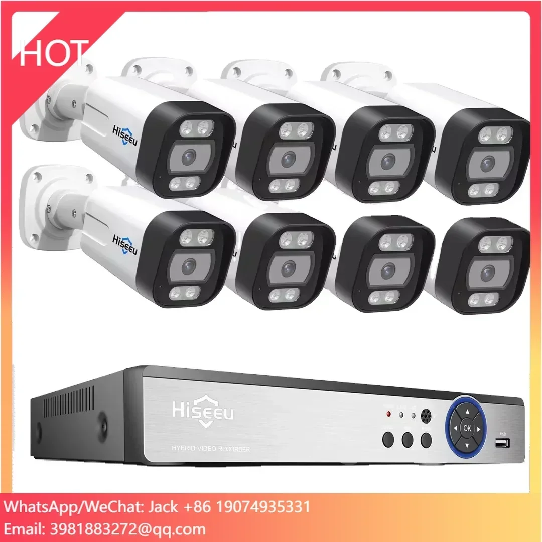 Hiseeu 4K 8channel 8mp Outdoor - đánh giá và giá Home Security And Camera Systems