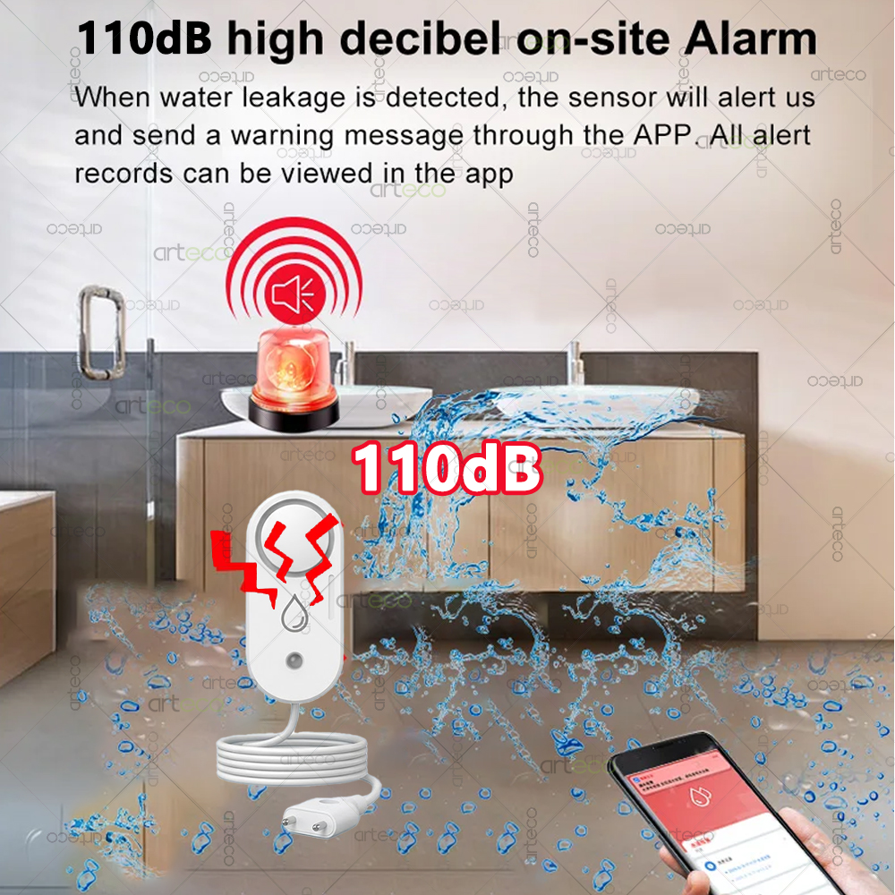 Zigbee Water Leakage Sensor Fl - đánh giá và giá Home Security Siren