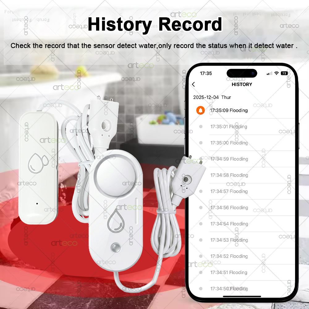 Zigbee Water Leakage Sensor Fl - đánh giá và giá Home Security Siren