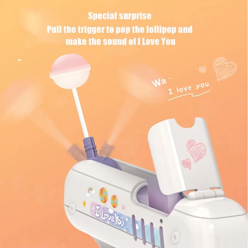 Cute Love Surprise Gun Lollipo - đánh giá và giá Home Security Gun