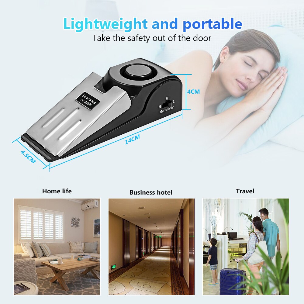 Wireless Door Stop Alarm Syste - đánh giá và giá Home Security Systems Wireless