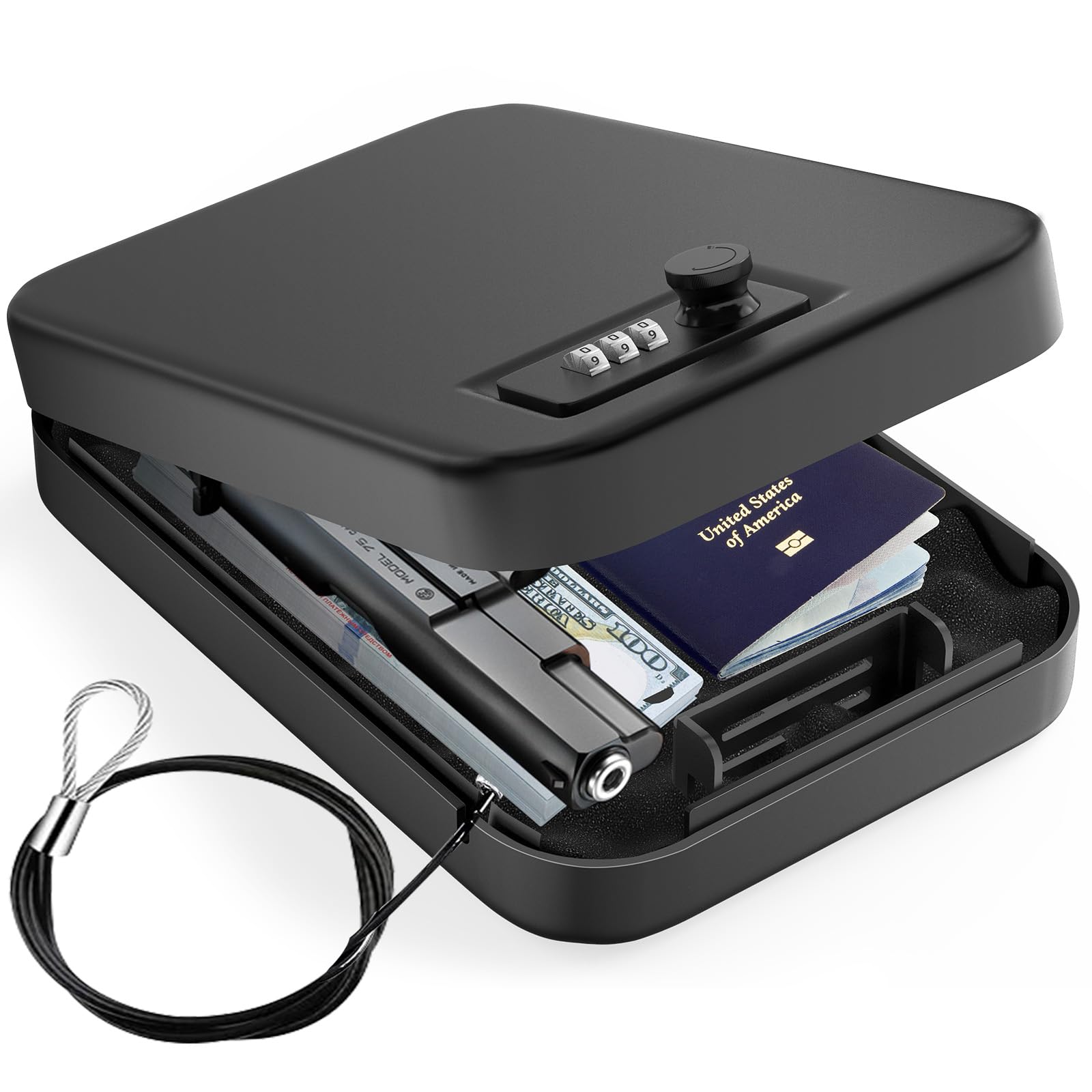 Security Safe Box Personal Saf - đánh giá và giá Home Security Gun