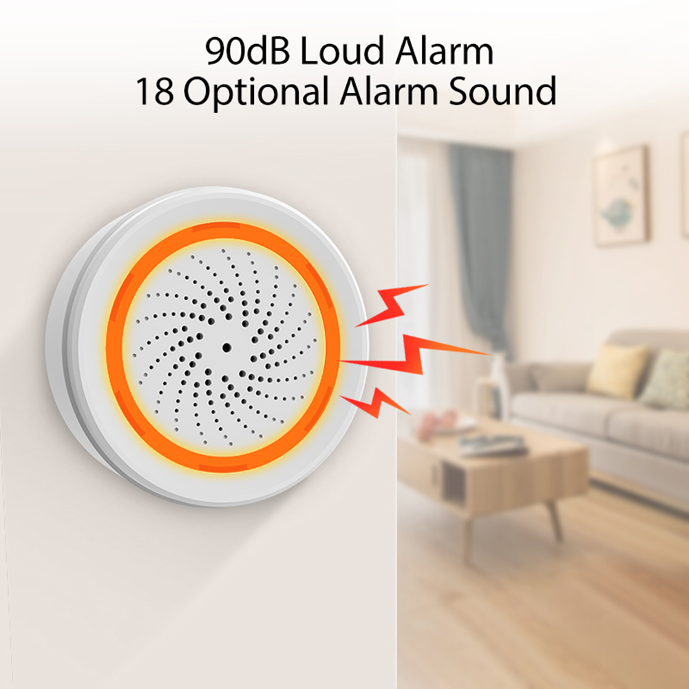 Smart Siren Alarm Tuya Zigbee  - đánh giá và giá Home Security Siren