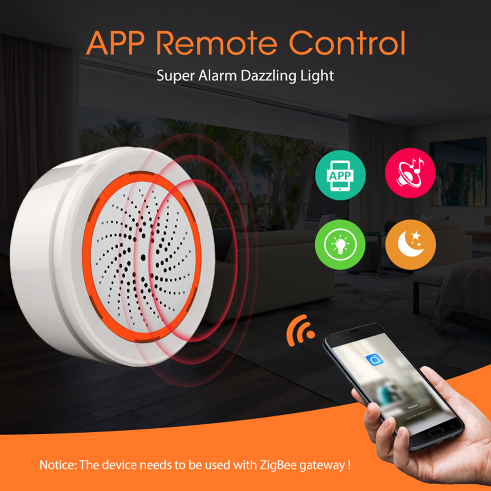 Smart Siren Alarm Tuya Zigbee  - đánh giá và giá Home Security Siren