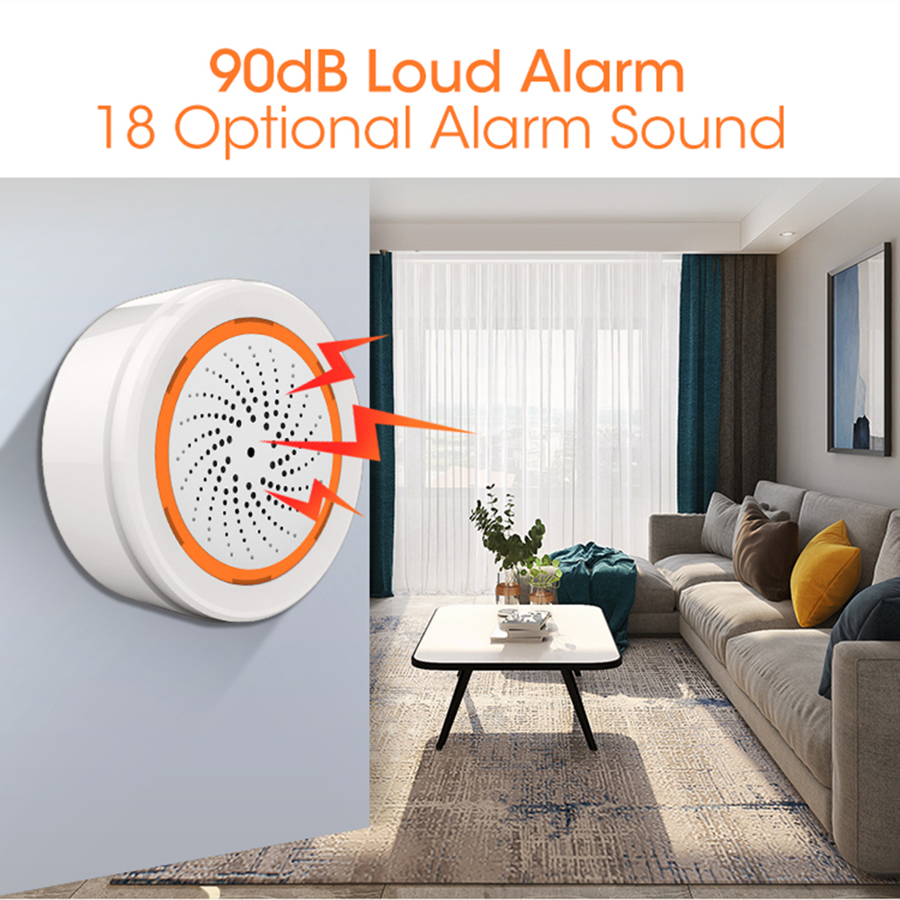 Smart Siren Alarm Tuya Zigbee  - đánh giá và giá Home Security Siren