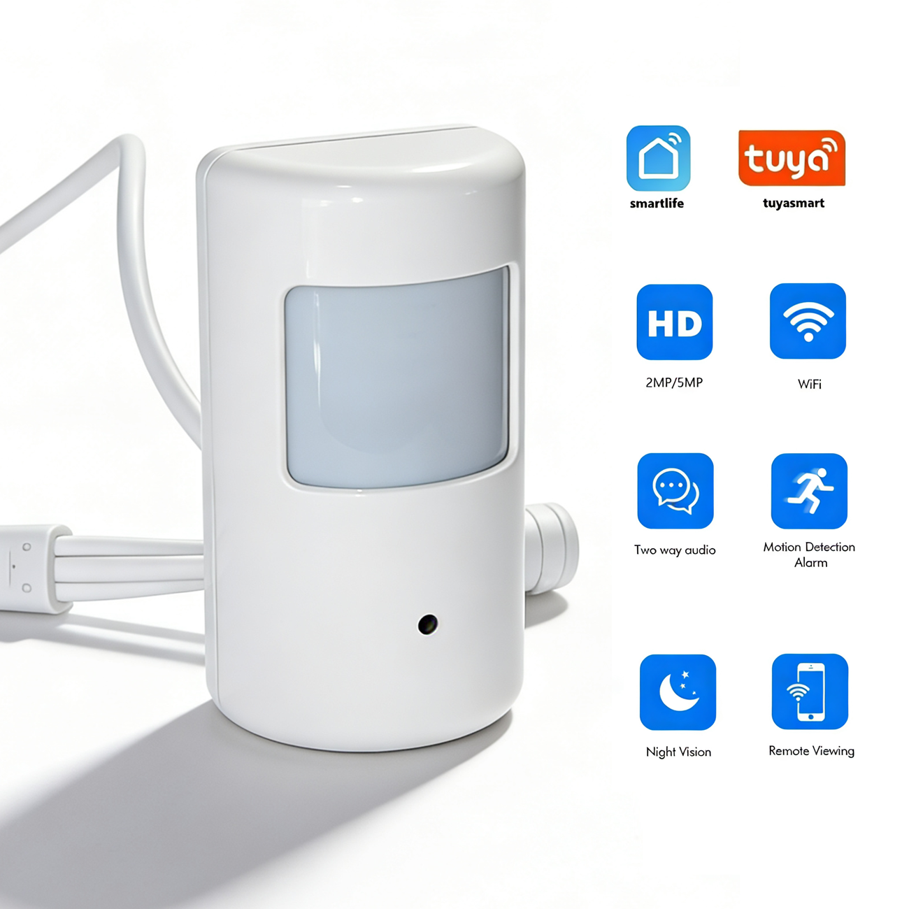 Tuya Smart Mini PIR Style WiFi - đánh giá và giá Home Security Hidden Cameras