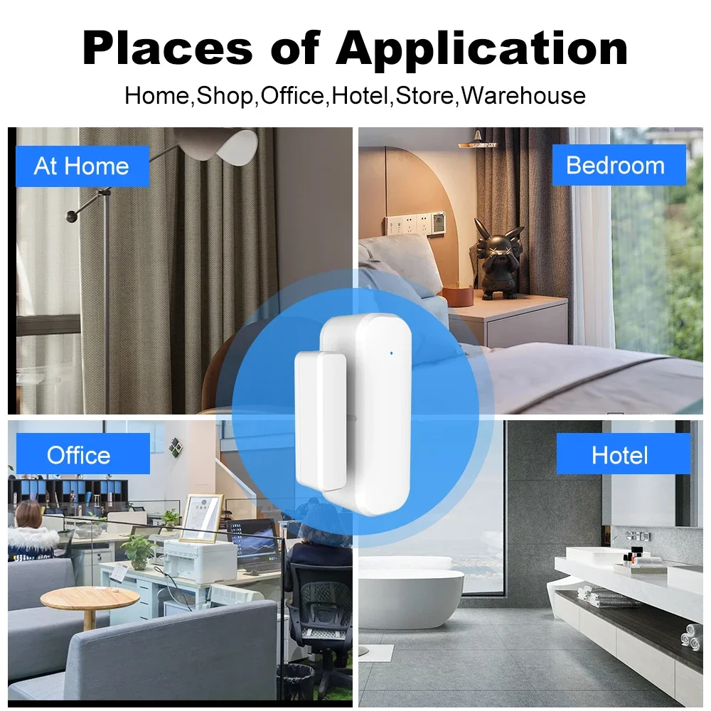 ZigBee Door Window Sensor Wire - đánh giá và giá Home Security Systems Wireless