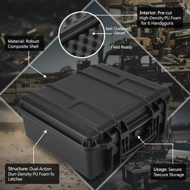 Gun Storage Box 15 x 12 x 10 I - đánh giá và giá Home Security Gun