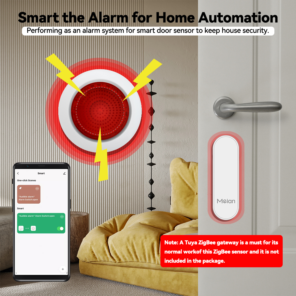 Meian Wireless Sound Flash Ala - đánh giá và giá Home Security Siren