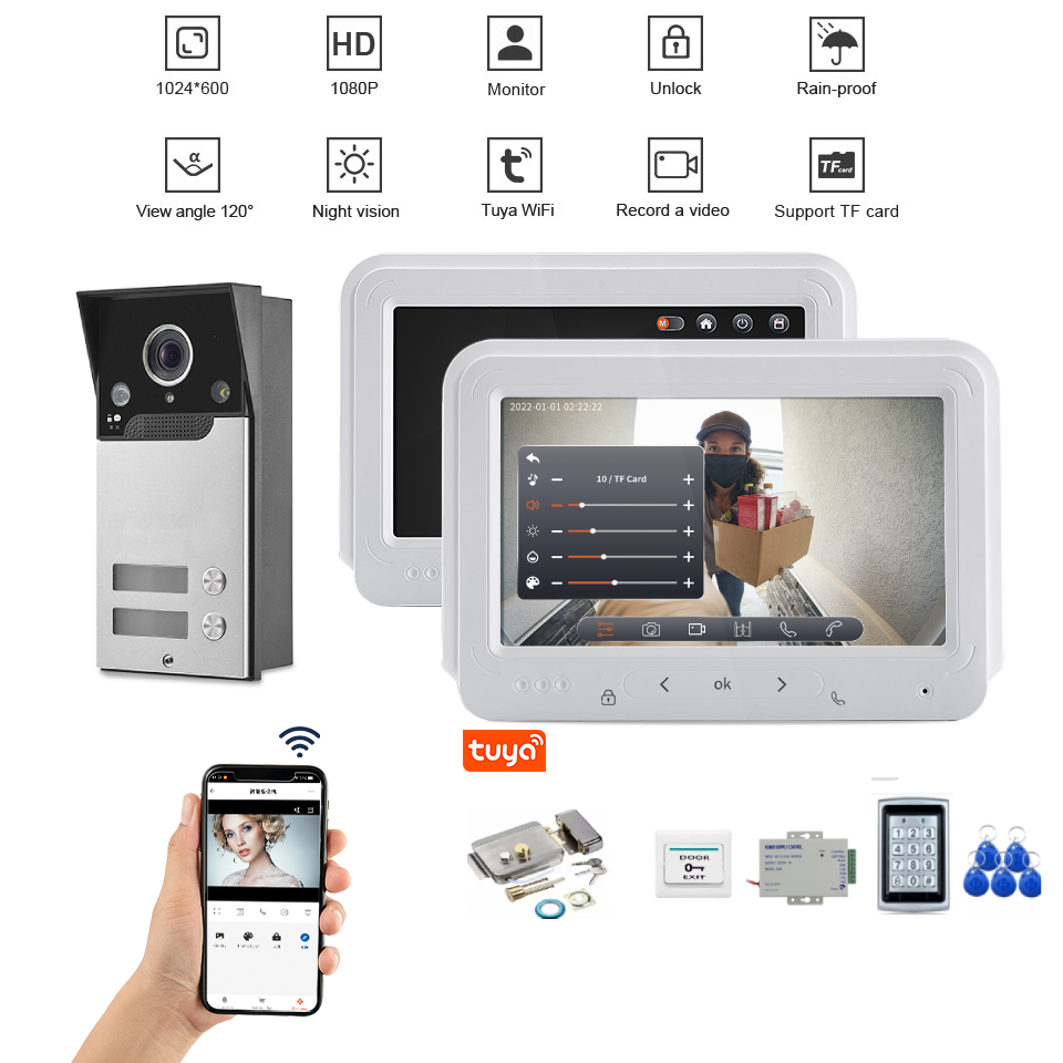 Smart Video Intercom System 2/ - đánh giá và giá Home Security Units